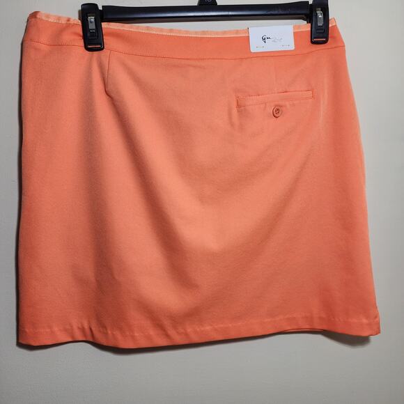 Greg Norman NWT peach colored golf skort skirt with shorts woman's size 10 - Picture 8 of 10